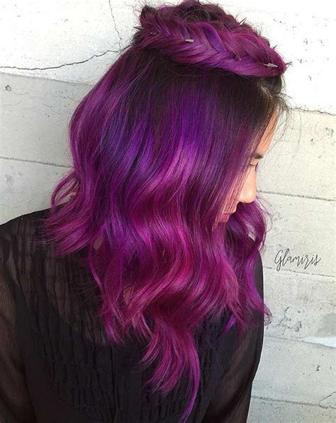 41 Bold And Trendy Dark Purple Hair Color Ideas Page 2 Of 2 Stayglam Hair Color Purple