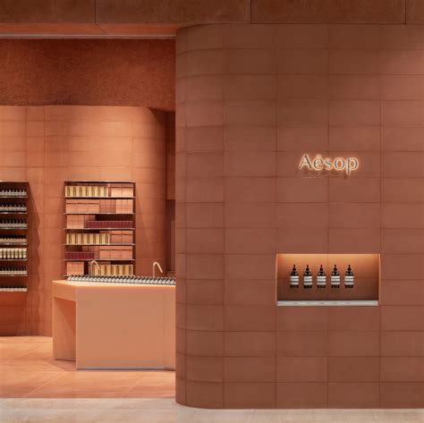 london aesop store takes its colour from glamis castle aesop store interior design