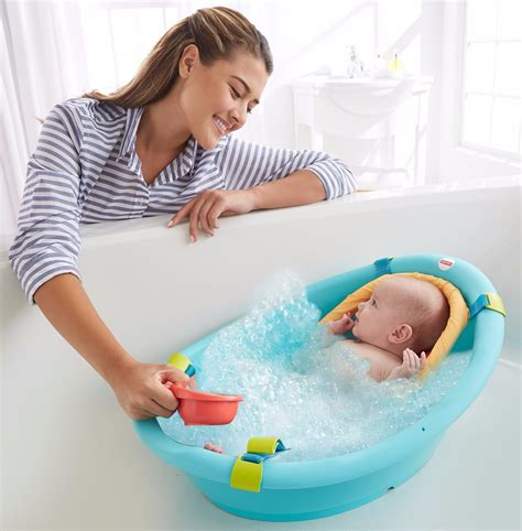 Baby tub | fisher price. Bañera Baño Bebe 3 In 1 Fisher Price Ergonomica Ducha ...