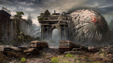 Apocalyptic Art Gallery Sci Fi Post Apocalyptic Wallpaperbackground