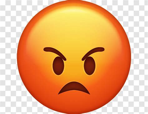 Emoji Anger Emoticon IPhone Angry Transparent PNG