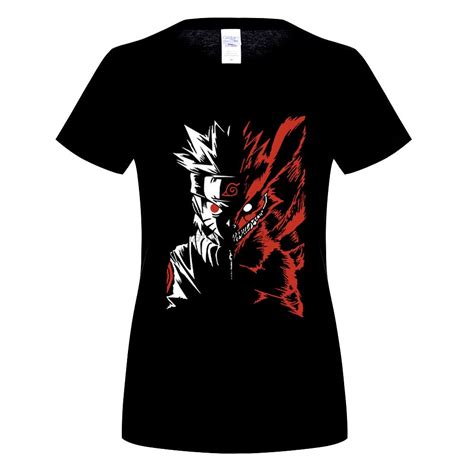Gildan Naruto Anime Printed Womens T Shirt T Shirt For Women 2016 New
