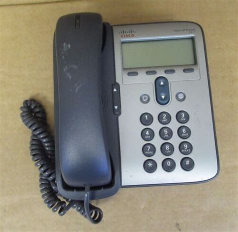 Cisco Ip 7911 Business Voip Lan Wired Office Phone Handset Included 68