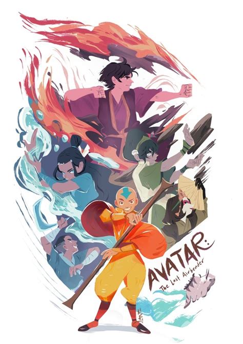 Avatar The Last Airbender An Art Print By Mai Inprnt