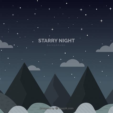 Starry Night Sky Vector At Collection Of Starry Night