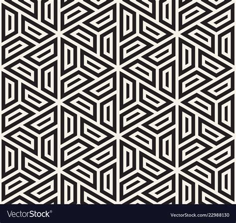 Seamless Geometric Pattern Simple Abstract Lines Vector Image