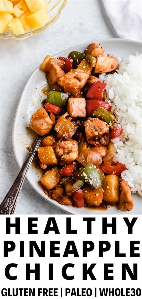 Cover and simmer for 10 minutes or until heated through. Healthy Pineapple Chicken (Paleo, Gluten Free) - Simply ...