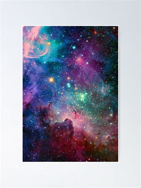 Galaxy Poster By Phantastique Redbubble