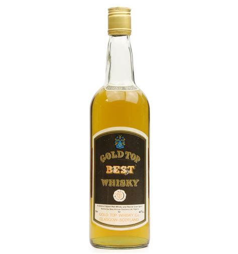 Gold Top Best Whisky Co West African Distillers Ltd 75cl Just