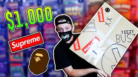 Unboxing A 1000 Hypebeast Mystery Box Youtube