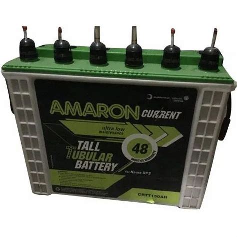 Amaron Current Tall Tubular Battery For Home Ups Warranty 48 Months