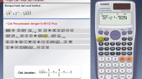 Cara Menghitung Akar Pangkat Dengan Kalkulator Hp Youtube Mobile