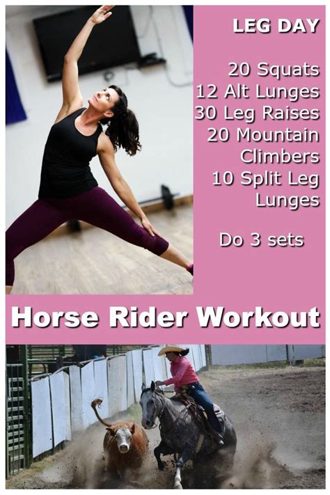 Horse Riders Need Strong Legs For Balance Connection Control And
