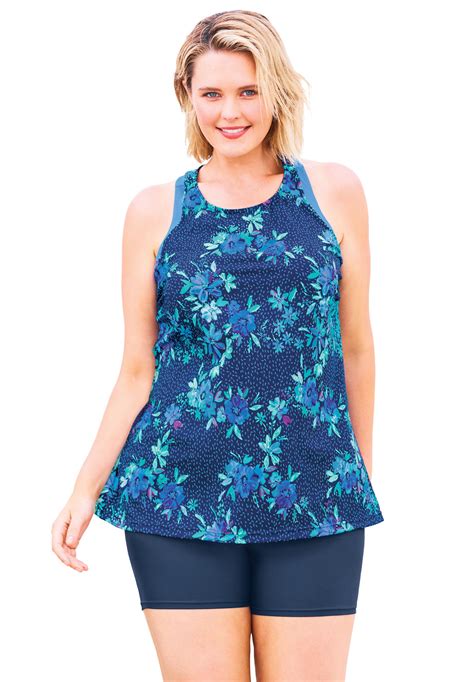 Plus Size Swim Tank Tops Online Sale Up To 56 Off