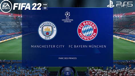Fifa 22 Ps5 Manchester City Vs Bayern Munich Uefa Champions League