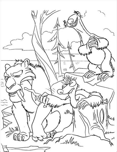 16 Ice Age Coloring Sheet Information