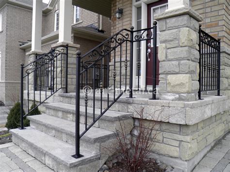 Exterior Metal Stair Railing For Safety And The Look Of Your Home