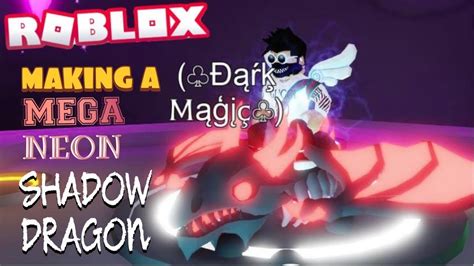Neon Shadow Dragon Adopt Me Roblox Cosmicasl
