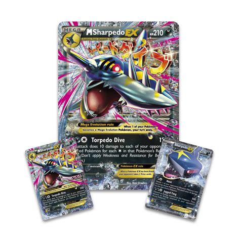 Pokémon Tcg Mega Sharpedo Ex Premium Collection With Pin