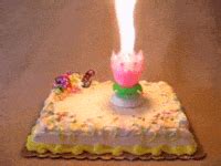 Birthday cake with burning candles. birthday cake gif | Tumblr