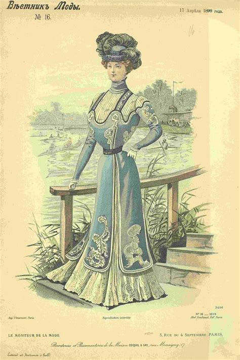 Вестник моды 1899 Edwardian Fashion Victorian Fashion Historical