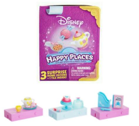 Shopkins Happy Places Disney 3 Piece Surprise Pack ×12 Sealed Mystery