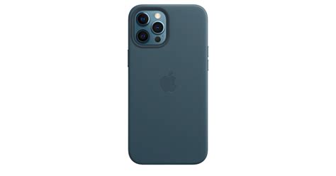 Iphone 12 Pro Max Leather Case With Magsafe Baltic Blue Apple Ca