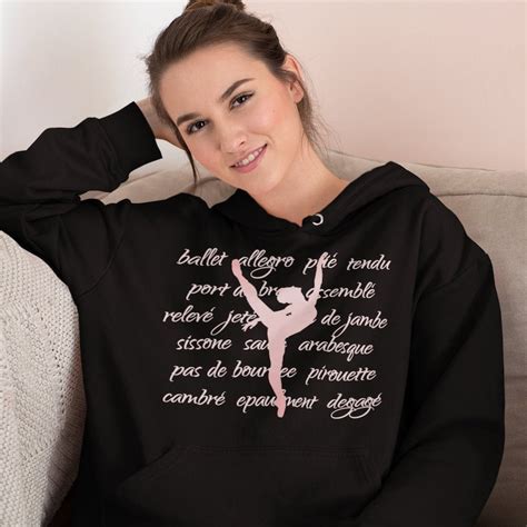 Ballet Sweatshirt Dance Hoodie Dance Recital T Etsy
