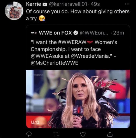Raw Star S Mom Complains About Wwe Pushing Charlotte Flair