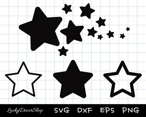 Sparkle Stars Svg Bundle Star Cut File Stars Vector Sky Svg Celestial Night Sky Svg Sparkle Star