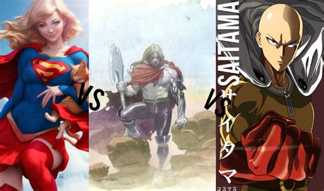 Saitama Vs Thor Vs Supergirl Battles Comic Vine