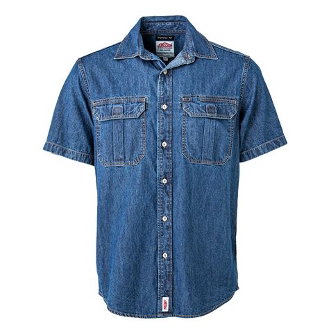 Jonsson Workwear Legendary Denim Short Sleeve Shirt