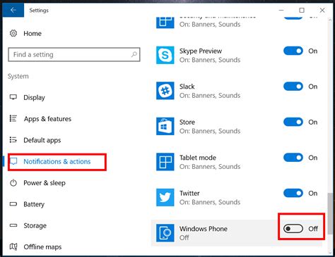 How To Disable Windows Phone Notifications In Windows 10 Pc Windows