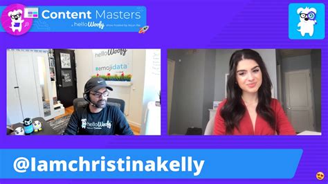 🎙️live With Christina Kelly Coach On Content Masters By Hellowoofy Com