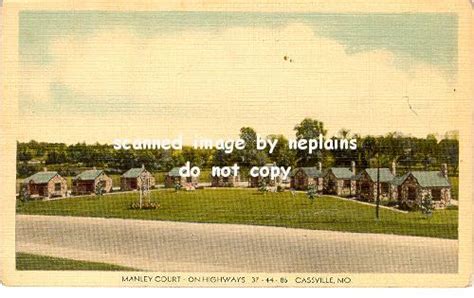 Vrbo.com has been visited by 1m+ users in the past month MISSOURI Cassville - Manley Court Cabins c1940