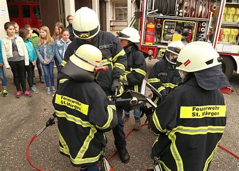 Besuch bei der Feuerwehr Grundschule St Märgen