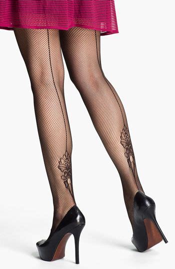 These Uptown Floral Back Seam Fishnets From Spanx Are Amazing I