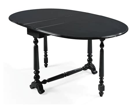 modern black lacquer drop leaf table christies