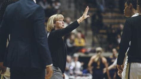 Sharon Versyp Womens Basketball Coach Purdue Boilermakers