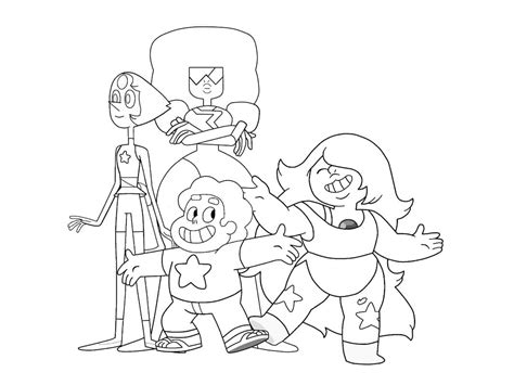 Dibujos De Personajes De Steven Universe 1 Para Colorear Para Colorear