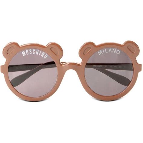 Moschino Sunglasses €245 Liked On Polyvore Featuring Accessories Eyewear Sunglasses Brown