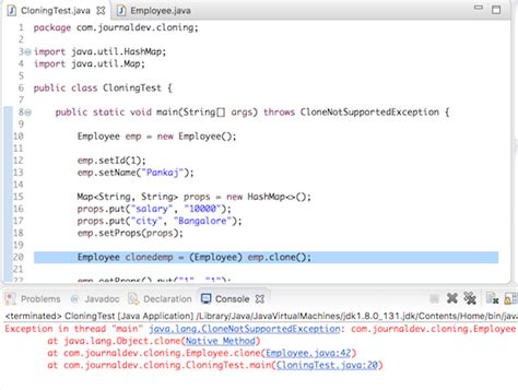 It will help for your job interviews and your expertise level. Java clone object - cloning in java - JournalDev