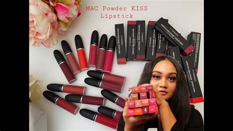 New Mac Powder Kiss Liquid Lipstick Review Lip Swatches Youtube