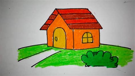 Cara Menggambar Rumah Untuk Anak Tk Homecare24