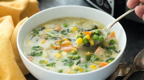 Vegetarians and omnivores agree that this is super delicious and super satisfying too! Slow Cooker Creamy Vegetable Soup Recipe - YouTube