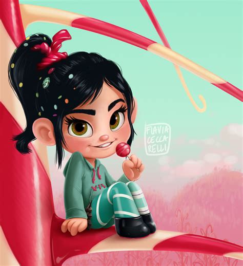 vanellope wreck it ralph fan art 34836355 fanpop