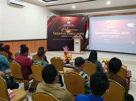 Kpu Launching Tahapan Pemilu 2024