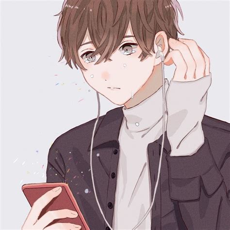 Animeboy Headphones Anime Illustration Art Anime Boy