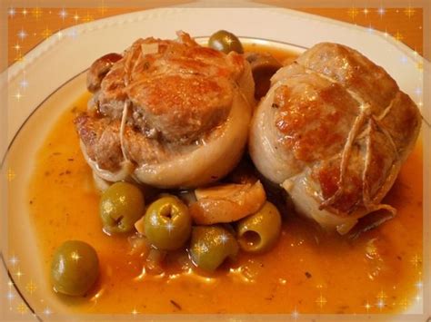 PAUPIETTES DE VEAU AUX OLIVES