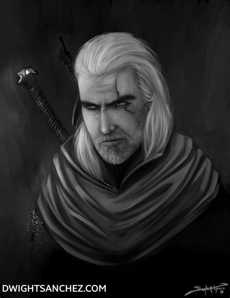 Artstation Geralt The White Wolf